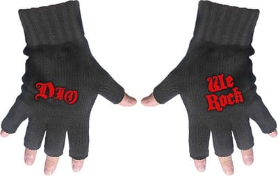 Dio - We Rock Vingerloze handschoenen - Zwart