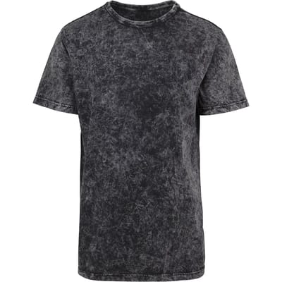 Build Your Brand Acid washed T-shirt T-shirt grijs S Katoen Heren - Basics, Street wear