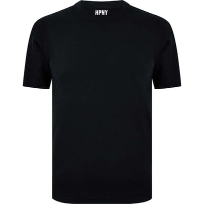 Heron Preston Heren Effen Crew Hals T-shirt (Zwart)