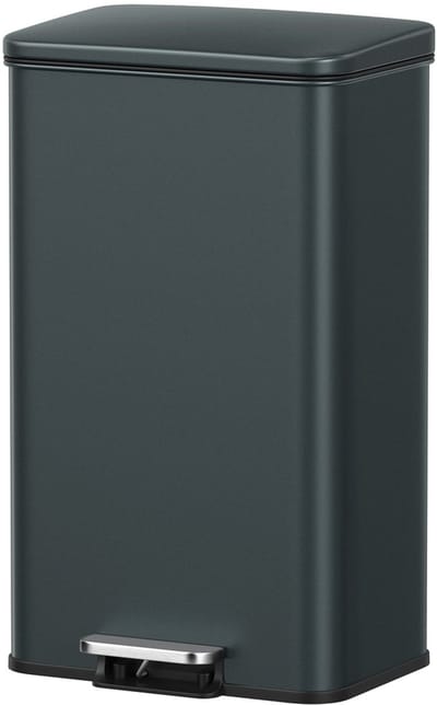 SONGMICS - Prullenbak - Pedaalemmer - 40 L Tretprullenbak - Deksel - Softclose - Inclusief 15 Afvalzakken