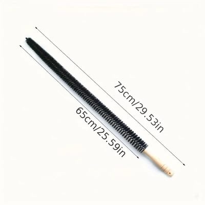 WiseGoods Premium Drogerreinigingsborstel - Lange Flexibele Ventilatieborstel Met Handvat - Wasmachine & Droger Onderhoud 75CM