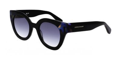 Longchamp LO750S N Black/blue havana 49/23/140 WOMAN Zonnebrillen
