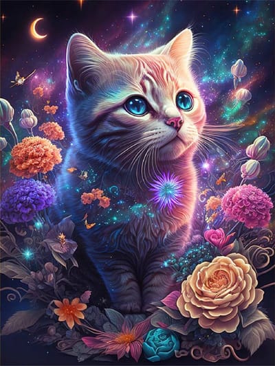 VDTOYS® DIAMOND PAINTING volwassenen - ronde steentjes - medium formaat - nieuwe tekeningen VDTR043 - 35x45 cm
