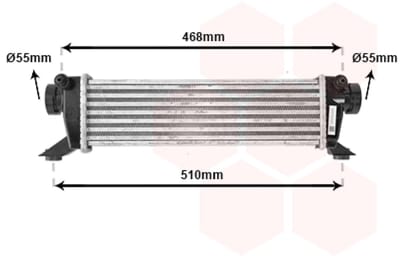 Van Wezel - INTERCOOLER VOOR MERCEDES BENZ A-CLASS W168 1997-2004 1685000000