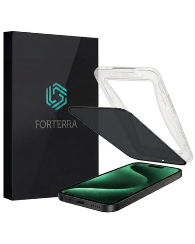 Anti-Gluren Screenprotector Geschikt voor Apple iPhone 15 Pro - Met Installatie Kit - Privacy - Beschermglas - Flexibel Glas - Tempered Glass - Screen Protector