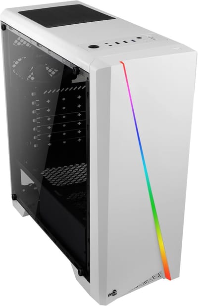 peta GamePC Cylon White - AMD Ryzen 5 3400G - 16GB - 1.0TB SSD - AMD Radeon RX Vega 11 - Windows 11 Pro