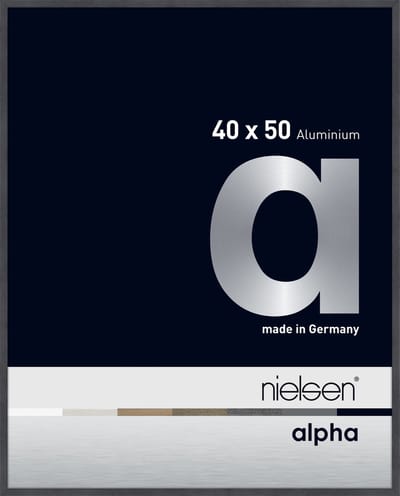 Nielsen Alpha Aluminium Wissellijst Grey 40x50cm