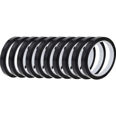 TRU COMPONENTS Antistatisch rooster ESD-tape Zwart (l x b) 36 m x 10 mm 10 stuk(s)