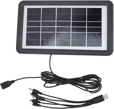Draagbare Zonnelader - Zonnepaneel Buiten - Energie Opwekken - IP68 Waterdicht - 45 Watt - Zwart