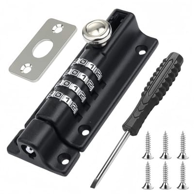 Dailygoods - Kast slot met 3-cijferig Combinatieslot - Veiligheidsovervalslot voor Kasten