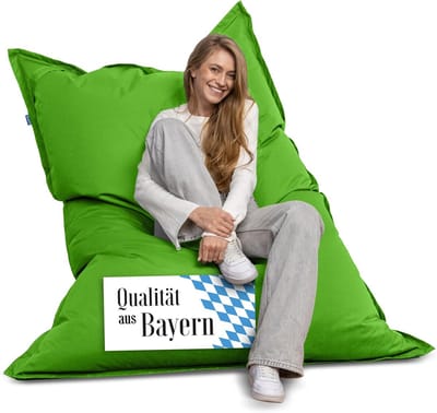 XXL Rechthoekige Zitzak 140x180 cm voor Binnen & Buiten – Met Binnenhoes en Afneembare Wasbare Overtrek