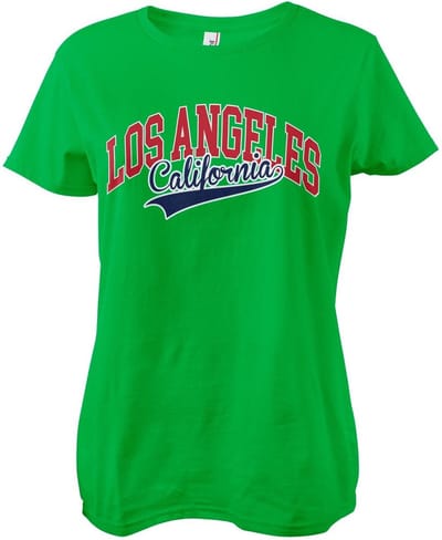 Hybris Los Angeles, Californië – Girly T-shirt voor dames, groen