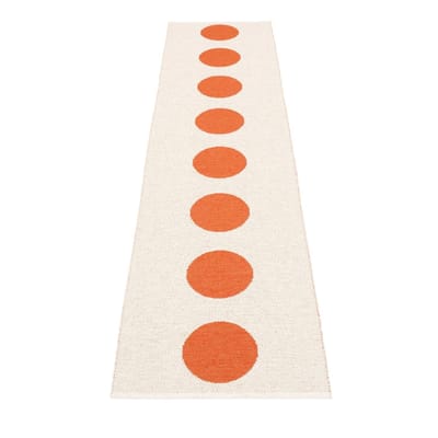 Pappelina - Vera vloerkleed - oranje - 70 x 300 cm