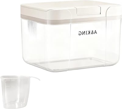 2.9L Voedselcontainer voor Hondenvoer met Meetlepel, Vochtbestendige Opslag voor Granen en Meel, Ideaal voor Huisdieren en Voedselopslag