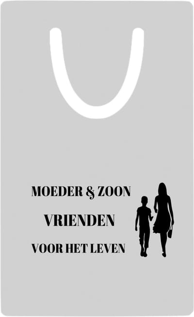 Hacebo® - moeder en zoon vrienden voor het leven metalen boekenlegger - Vriend - moeder/zoon - Moeder cadeautjes - moederdag - verjaardag - geschenk - kado - zoon - zoon artikelen - verjaardag zoon Bladwijzer boekenleggers - 7.6 cm x 5cm