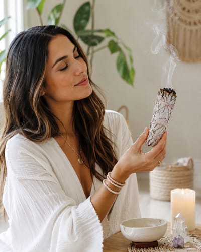 Witte Salie Smudge Fakkel - Voor Energetische Reiniging - White Sage - 3 stuks - 12 cm - 90 gram