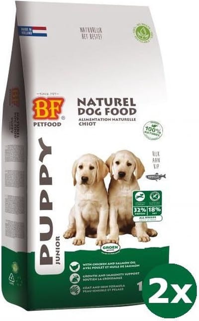 2x12,5 kg Biofood puppy hondenvoer