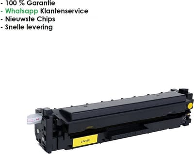 AtotZinkt Huismerk HP Y Yellow 412X/CF412X - Alternatieve Toner geel- Geschikt voor HP Color LaserJet Pro M377dw, M452dn, M452dw, M452nw, Color LaserJet Pro MFP M477fdn, M477fdw, M477fnw