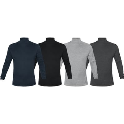 Set van 2 coltruien met lange mouwen: Blauw + donkergrijs / M