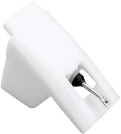 Dailygoods- Stylus Vervangend - Compatibel met Audio-Technica AT85EP/AT90 - Vinyl Records - Wit - Metaal/Kunststof - Hoge Geluidskwaliteit - Naald