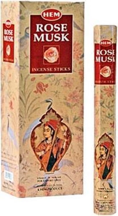 HEM Wierook - Rose Musk - Slof (6 pakjes/120 stokjes)