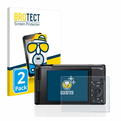 BROTECT - Screenprotector voor Sony ZV-1 / ZV-1A - Folie Beschermfolie matte 2 Stuks