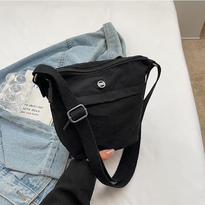 Sac Niche Simple et Ultra-léger Sac d'Été en Nylon Sac de Sport de Gymnastique Monobretelle Bandoulière Sac en Tissu Léger et Simple gray