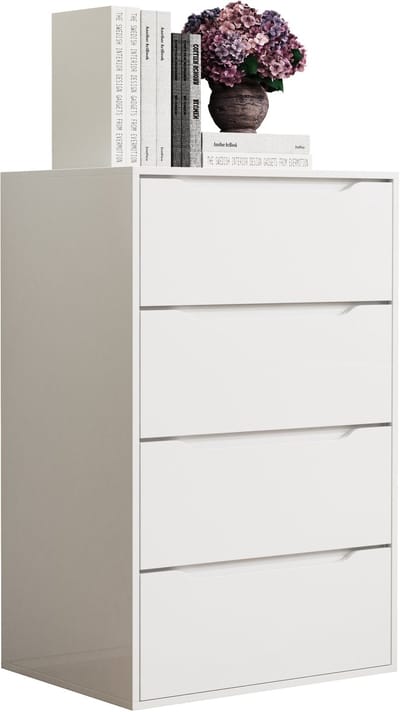 VCM zwarte nachtkastje, nachtkastje, nachtkastje voor slaapkamer, groot nachtkastje, nachtkastje met lades voor slaapkamer, nachtkastje met lades, nachtkastjes