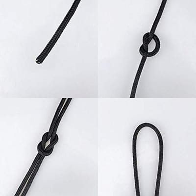 G2PLUS 30 m multifunctioneel nylon touw, 6 mm dik, zwaar belastbaar ophangkoord, tractiebindtouw voor camping, outdoor, tuin