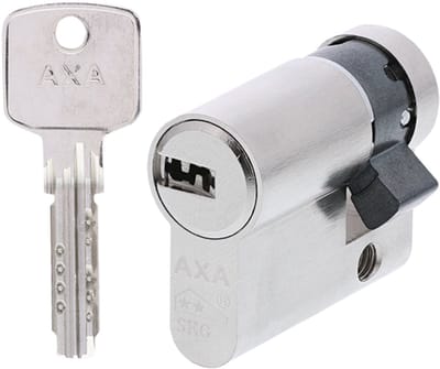 AXA Veiligheidscilinder - Cilinderslot Comfort Security - incl. 3 sleutels - SKG** - Vernikkeld - 30/10 mm