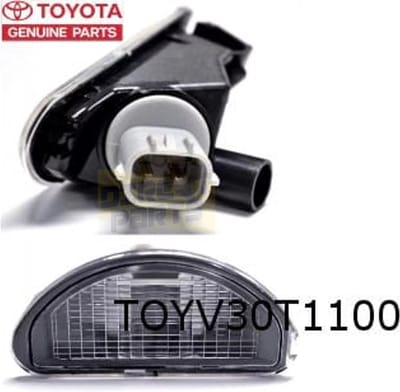 Toyota Aygo B10 Kentekenplaatverlichting Links/Rechts Origineel t/m 07-2014 - 81270-0H010