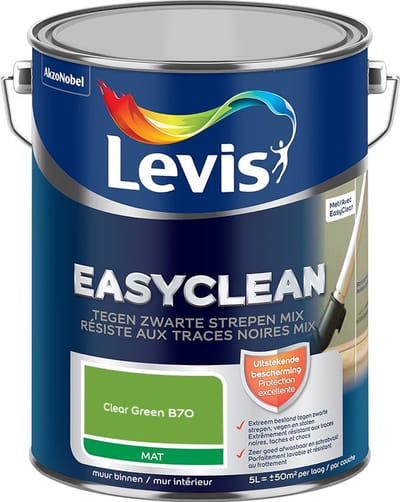 Levis - Easyclean Tegen Zwarte Strepen Mix - Clear Green B70 - Mengverf - 5 L