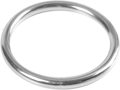 6mm ronde O-ring van 304 roestvrij staal voor boten, maritieme toepassingen en buitensportuitrusting