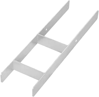 Merkloos Podstawa - Paalhouder - Verzinkt Staal - 160mm - Voor Inmetseling