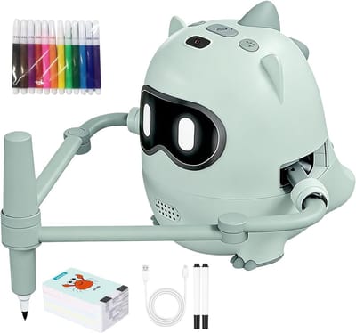 Kinder Tekenprojector - Educatieve Kunst - Leren Tekenen - Met Spraak Begeleiding - 19 x 14 x 155 cm - Groen