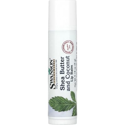 Lippenbalsem Shea Boter En Kokosnoot, 0,18 Oz (5 G) white