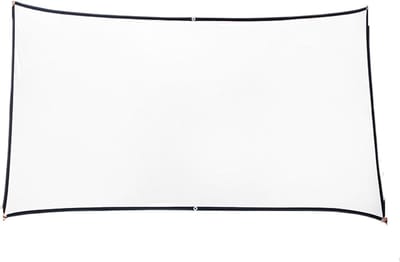 Projectiescherm - Filmscherm - Buitenfilms kijken - Dikke anti-kreuk stof - 150 inch 16:9 - Wit