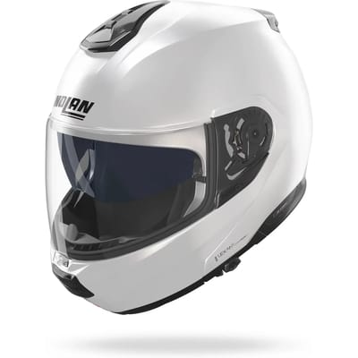 Nolan N100-6 Classico 305 Wit Metal Systeemhelm - Maat S - Helm