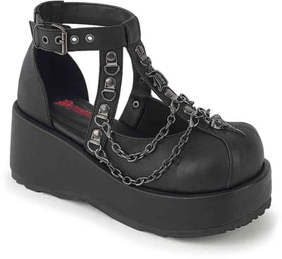 DemoniaCult - CUBBY28 Lage schoenen - US 6 - 36 Shoes - Zwart