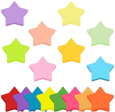 Dailygoods- Notitieblaadjes 800 Vellen - Gekleurde Zelfklevende Notitieblokken - Super Sticky Notes - 16 Kleuren - 70 x 70 mm - Eenvoudig te Verwijderen