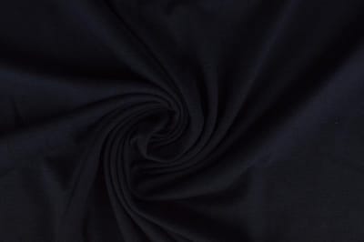 Katoen tricot stof - Navy - 10 meter