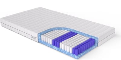 Pocket Matras Geveerd Luxe Tijk - 80x200cm Dikte circa 20 cm