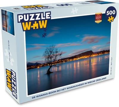 Puzzel Boom - Meer - Stad - Legpuzzel - Puzzel 500 stukjes
