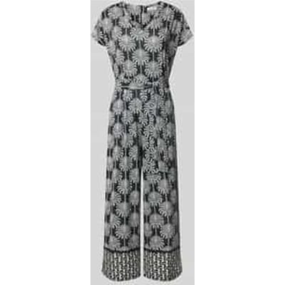 Jumpsuit met all-over bloemenmotief