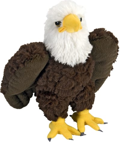 Wild Republic Zeearend knuffel - Amerikaanse zeearend - pluche - 25 cm - roofvogel