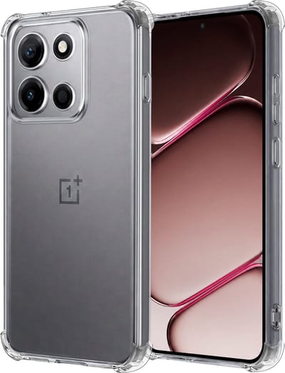 Hoesje - Geschikt voor OnePlus Nord 6 - Sterk & Shockproof - Siliconen Case - Back Cover - Telefoon Hoes Shock Proof - Transparant