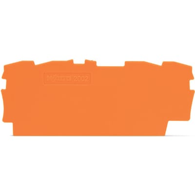 Wago TopJob S Eind En Tussenplaat 0.8mm Oranje - 2002-1492 [20 Stuks]