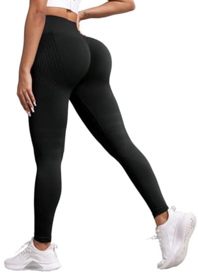 Dames sportlegging met vormgevend effect - Hoge taille en naadloos ontwerp voor training en yoga