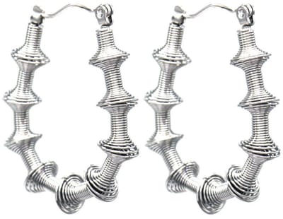 Oorbellen - oorhangers - sieraad - oorsieraad - accessoire - RVS - zilverkleurig - spiraal - hip - trendy - tijdloos - feest - cadeau - vrouwen - dames