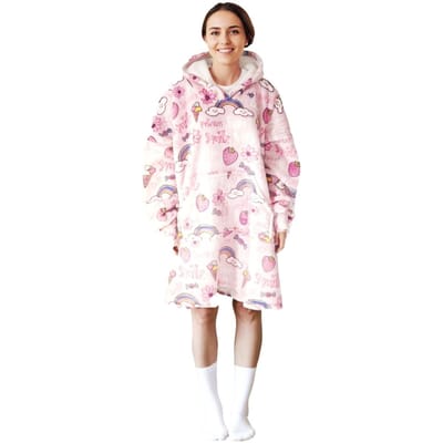 Noxxiez hoodie deken - sweet